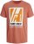 Jack & Jones Spring Logo T-Shirt Pink - Magliette - Magliette Uomo Taglie Forti
