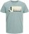Jack & Jones Logan T-Shirt Grey - Magliette - Magliette Uomo Taglie Forti