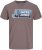 Jack & Jones Logan T-Shirt Brown - Magliette - Magliette Uomo Taglie Forti
