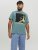 Jack & Jones Conrad T-Shirt Grey - Magliette - Magliette Uomo Taglie Forti