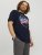 Jack & Jones Codyy T-Shirt Navy - Magliette - Magliette Uomo Taglie Forti