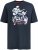 D555 Derby T-Shirt Rhythm and Rides Navy - Magliette - Magliette Uomo Taglie Forti