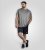 D555 Retford T-Shirt Lightweight Peach Finished Grey - Magliette - Magliette Uomo Taglie Forti