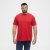 North Latitude T-Shirt O-Neck Red TALL - TALL T-shirts - T-Shirt per Uomini Alti