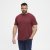 North Latitude T-Shirt O-Neck Bordeaux TALL - TALL T-shirts - T-Shirt per Uomini Alti