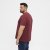 North Latitude T-Shirt O-Neck Bordeaux TALL - TALL T-shirts - T-Shirt per Uomini Alti