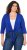 Ulla Popken Versatile Surplice Wrap Tie Hem Bolero Top Cobalt Blue - T-shirt - 