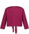Ulla Popken Versatile Surplice Wrap Tie Hem Bolero Top Magnolia Red - T-shirt - 