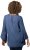 Ulla Popken Trumpet Sleeve Cold Dyed Tee Dove Blue - T-shirt stampate da donna - 