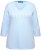 Ulla Popken Country Lettered 3/4 Sleeve Tee Soft Light Blue - T-shirt stampate da donna - 