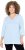 Ulla Popken Country Lettered 3/4 Sleeve Tee Soft Light Blue - T-shirt stampate da donna - 