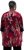 Ulla Popken Velvet Peacock Feather 3/4 Sleeve Tunic Blouse Wine Red - T-shirt - 