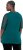 Ulla Popken Sequined Mesh Sleeve Blouse Dark Green - T-shirt - 