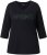 Ulla Popken SPRING Studded 3/4 Sleeve Tee Black - T-shirt - 