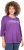Ulla Popken UNIQUE Embroidered 3/4 Sleeve Tee Purple - T-shirt - 