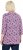 Ulla Popken Graphic Flower A-Line 3/4 Sleeve Tee Pink - T-shirt - 