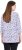 Ulla Popken Graphic Flower A-Line 3/4 Sleeve Tee Lavender - T-shirt - 