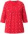 Ulla Popken Minimal Floral Print 3/4 Sleeve Tee Neon Red - T-shirt stampate da donna - 