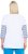 Ulla Popken Paper Boat Print 3/4 Sleeve Tee Snow White - T-shirt stampate da donna - 