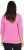 Ulla Popken Textured Lettering 3/4 Sleeve Tee Pink - T-shirt stampate da donna - 