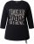 Ulla Popken Timeless Love 3/4 Sleeve Graphic Tee - T-shirt - 