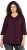 Ulla Popken Mixed Pattern Stripe 3/4 Sleeve Tee Black - T-shirt - 