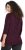 Ulla Popken Mixed Pattern Stripe 3/4 Sleeve Tee Black - T-shirt stampate da donna - 