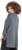 Ulla Popken 87 Applique Oversized Long Sleeve Tee Graphite Grey - T-shirt - 