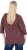 Ulla Popken Gingerbread Print 3/4 Sleeve Tee Plum - T-shirt - 
