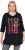 Ulla Popken Ho Ho Ho 3/4 Sleeve Graphic Tunic Tee Black - T-shirt - 