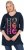 Ulla Popken Ho Ho Ho 3/4 Sleeve Graphic Tunic Tee Navy - T-shirt - 