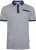 Kam Jeans 5528 AOP Print with Jacquard Collar/Cuffs Polo Navy - Polo - Polo Uomo Taglie Forti