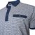 Kam Jeans 5528 AOP Print with Jacquard Collar/Cuffs Polo Navy - Polo - Polo Uomo Taglie Forti