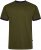 Kam Jeans 5781 Ringer Tee with Shoulder Tape Dark Olive - Magliette - Magliette Uomo Taglie Forti