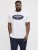 Jack & Jones Dover Denim O-Neck T-Shirt White - Magliette - Magliette Uomo Taglie Forti