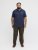 Jack & Jones College Logo Short Sleeve Polo Shirt Blue - Polo - Polo Uomo Taglie Forti