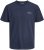 Jack & Jones College Logo Crew Neck T-Shirt Blue - Magliette - Magliette Uomo Taglie Forti
