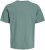 Jack & Jones College Logo Crew Neck T-Shirt Turquoise - Magliette - Magliette Uomo Taglie Forti