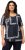 Ulla Popken Paisley A-Line Short Sleeve Tee Navy Blue - T-shirt stampate da donna - 