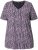 Ulla Popken So Many Dots Tee Light Heather - T-shirt stampate da donna - 