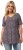 Ulla Popken So Many Dots Tee Light Heather - T-shirt stampate da donna - 