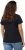 Ulla Popken BISOUS Short Sleeve Graphic Tee Navy Blue - T-shirt stampate da donna - 