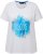 Ulla Popken BISOUS Short Sleeve Graphic Tee Snow White - T-shirt stampate da donna - 