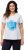 Ulla Popken BISOUS Short Sleeve Graphic Tee Snow White - T-shirt stampate da donna - 