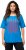 Ulla Popken LOVE Short Sleeve Graphic Tee Sapphire Blue - T-shirt stampate da donna - 