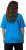 Ulla Popken LOVE Short Sleeve Graphic Tee Sapphire Blue - T-shirt stampate da donna - 