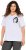 Ulla Popken Embroidered Face Motif Short Sleeve V-Neck Tee Light Grey Melange - T-shirt stampate da donna - 