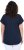 Ulla Popken Metallic Animal Cap Sleeve Graphic Tee Navy - T-shirt stampate da donna - 
