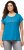 Ulla Popken Metallic Animal Cap Sleeve Graphic Tee Sapphire Blue - T-shirt stampate da donna - 