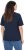 Ulla Popken TRUE Lettering Short Sleeve Tee Navy Blue - T-shirt stampate da donna - 